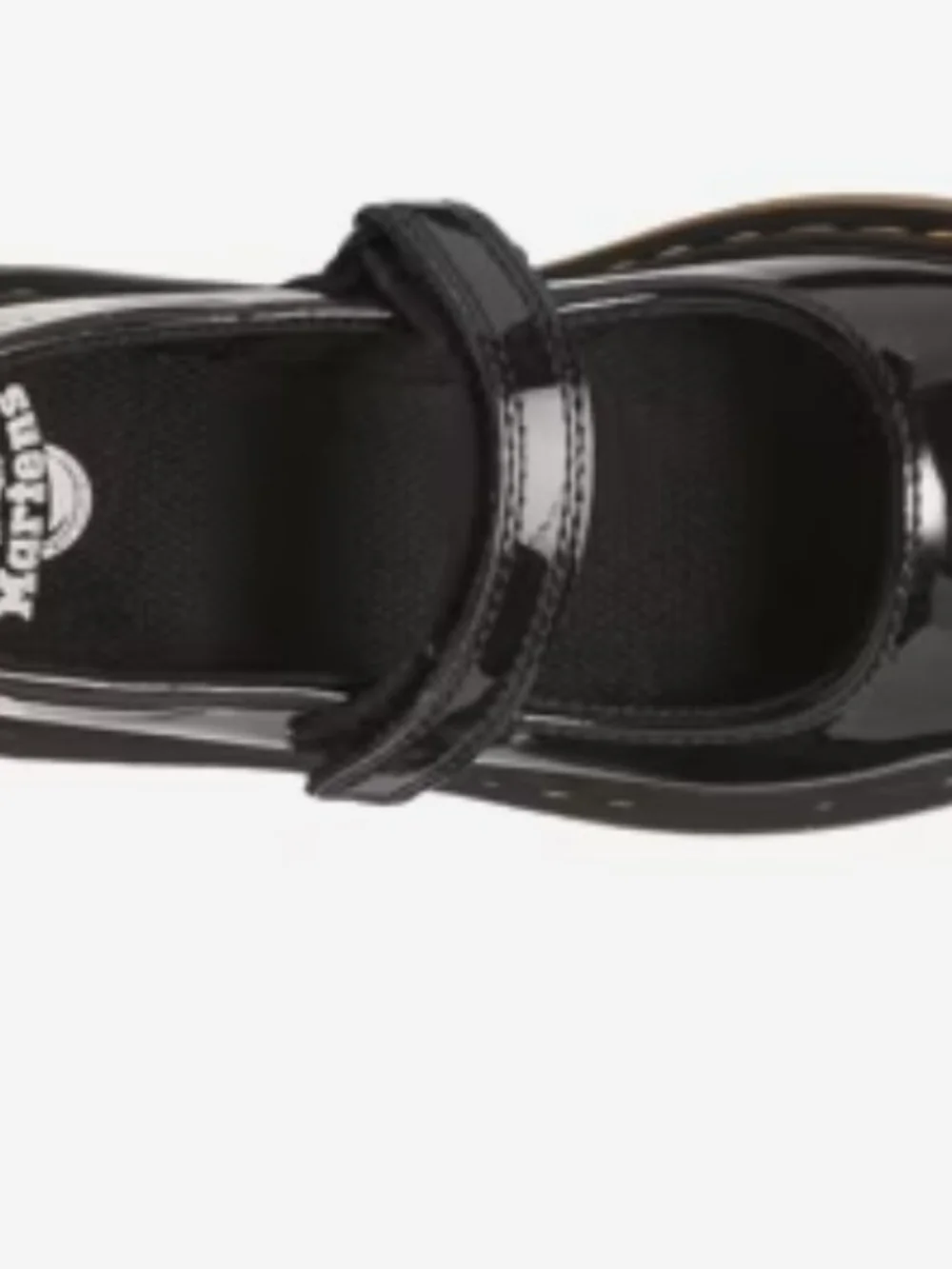 Dr. Martin Airwalk Patent Mary Jane Shoe in Black